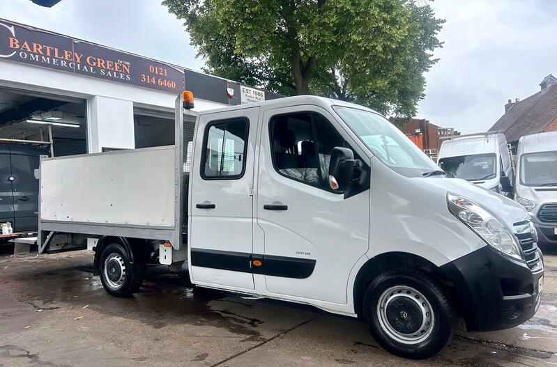 View VAUXHALL MOVANO Tipper Double Cab Tool Storage 2.3 Tail lift Air Con