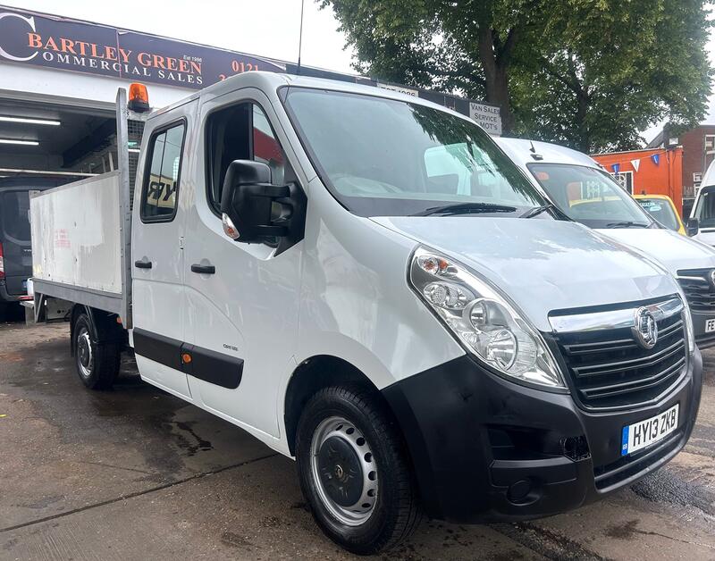 View VAUXHALL MOVANO Tipper Double Cab Tool Storage 2.3 Tail lift Air Con